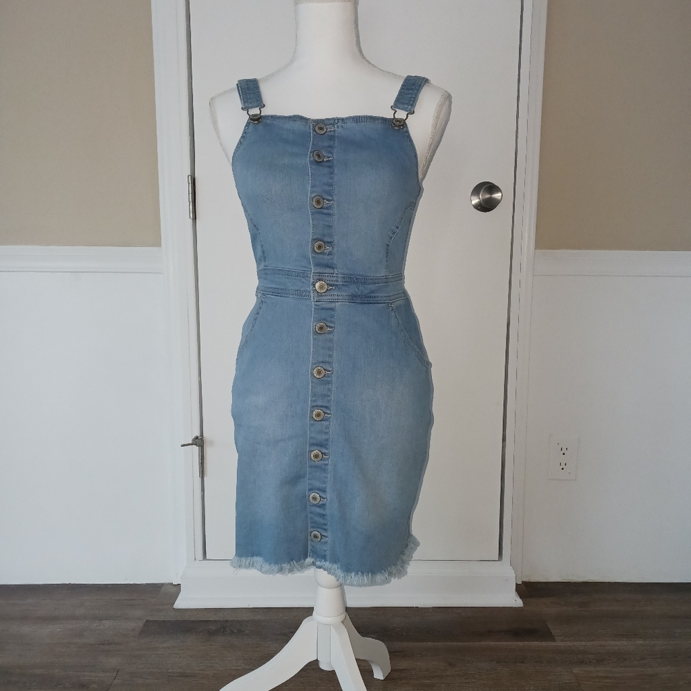 Overall Denim Dress Size Small